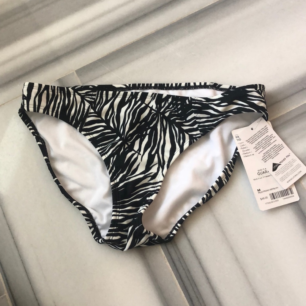 BNWT Athleta Black and White Swim Bottoms
